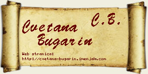 Cvetana Bugarin vizit kartica